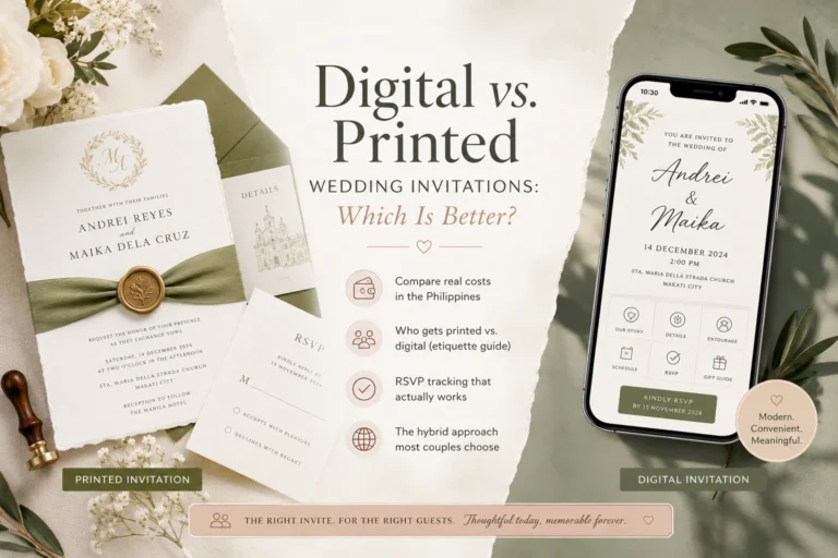 Digital vs. Printed Wedding Invitations: Which Is Better?